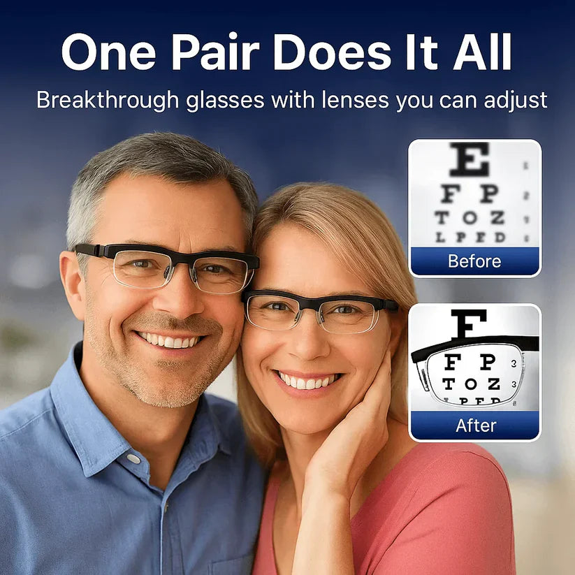 【ADJUSTABLE FOCUS GLASSES】See Every Moment Clearly With JUXEK™!