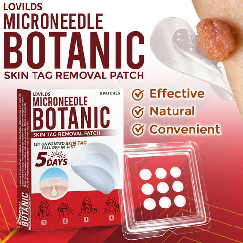 đLOVILDSÂź MicroNeedle Botanic Skin Tag Removal Patch (Made in the USA)