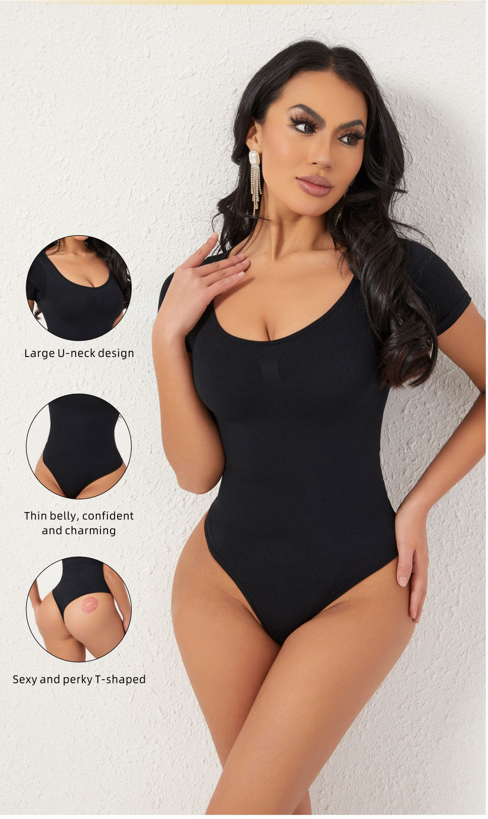 NESLEMY™ Women's Seamless Sculpted Corset Underwear Thong Comfort Top and Women's Comfort Basic Underwear