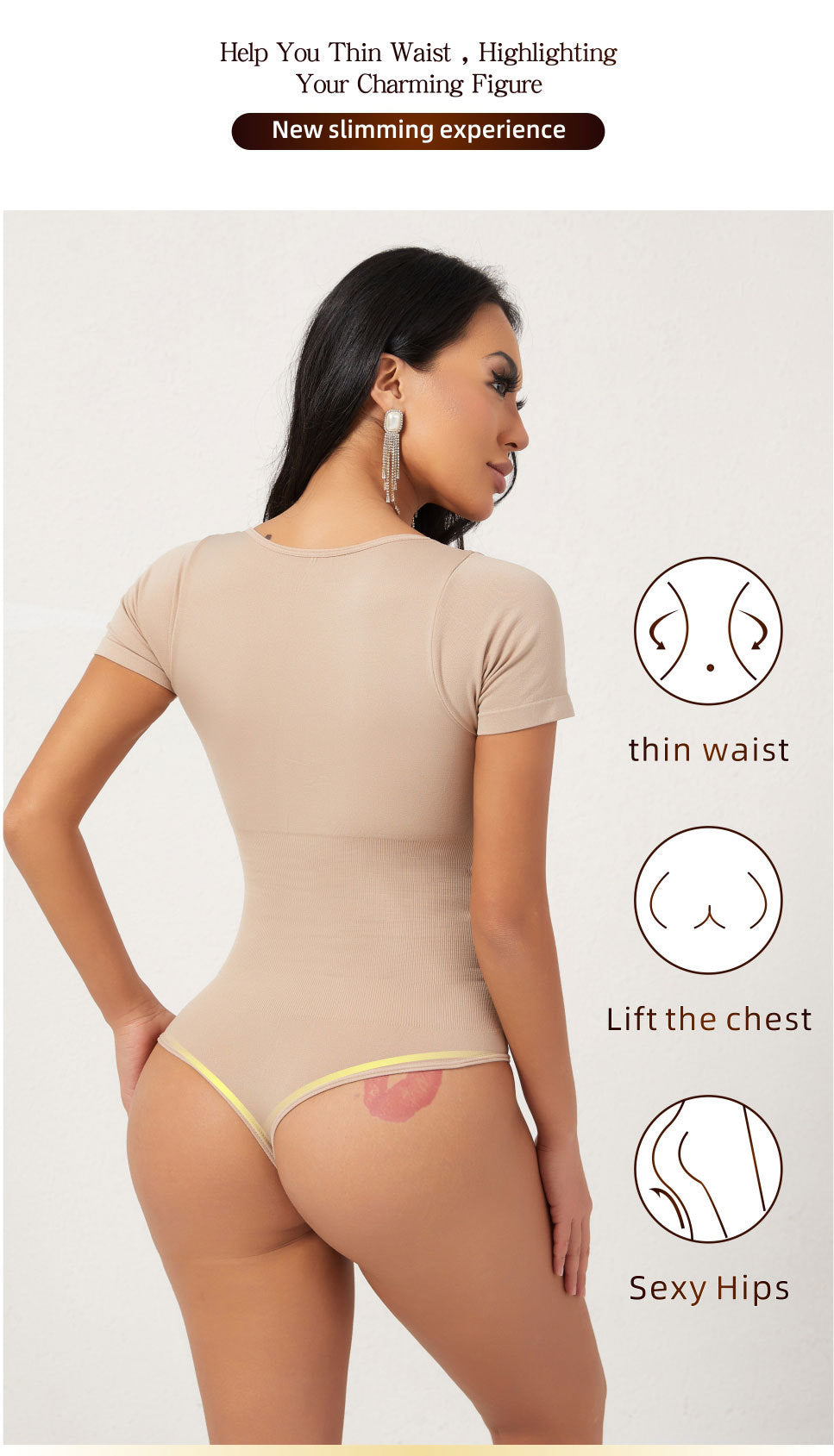 NESLEMY™ Women's Seamless Sculpted Corset Underwear Thong Comfort Top and Women's Comfort Basic Underwear