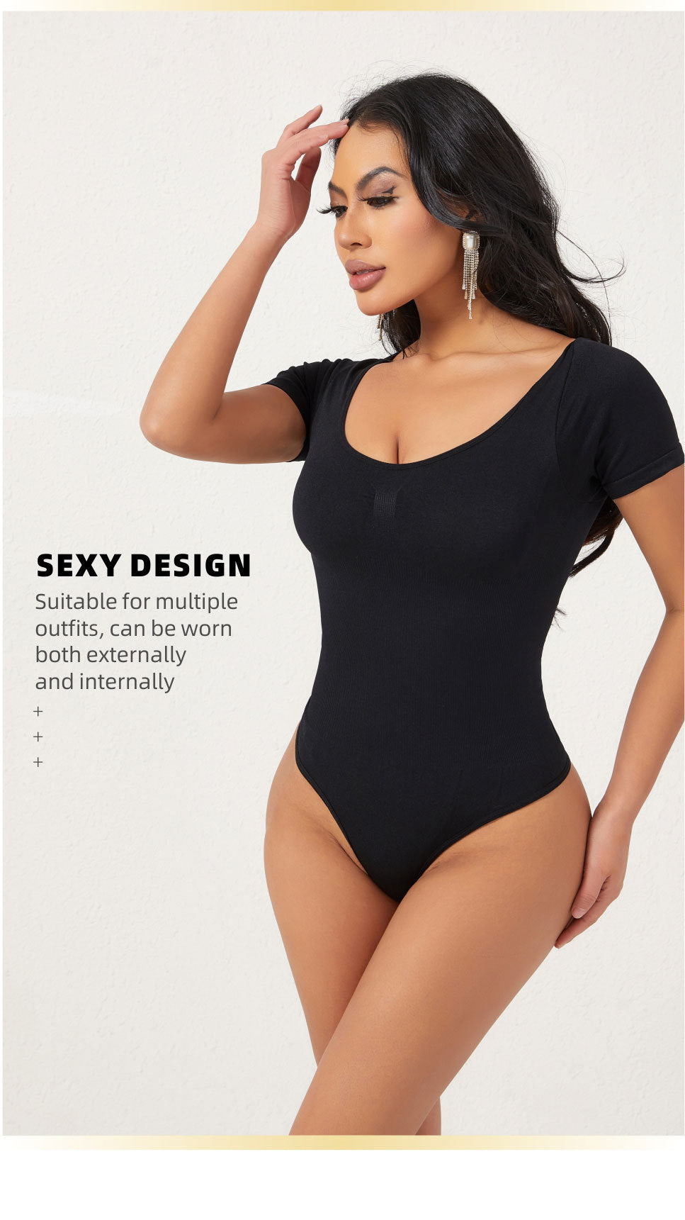 NESLEMY™ Women's Seamless Sculpted Corset Underwear Thong Comfort Top and Women's Comfort Basic Underwear