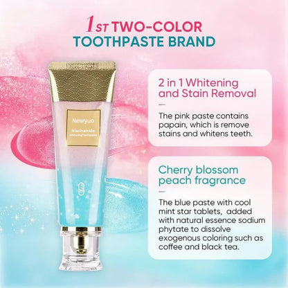 🏆【Max】 Newyuo® Nicotinamide Toothpaste【New upgrade Powerful type 10% concentration of Nicotinamide】