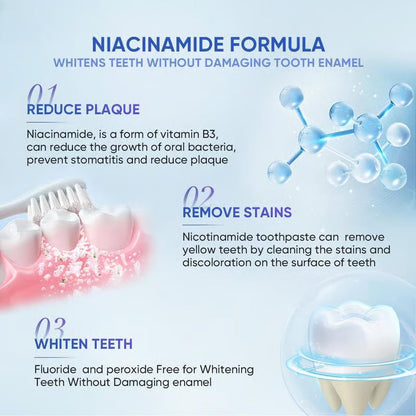 🏆【Max】 Newyuo® Nicotinamide Toothpaste【New upgrade Powerful type 10% concentration of Nicotinamide】
